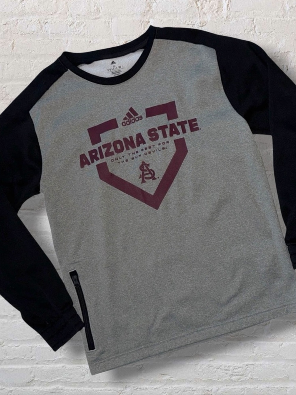 Adidas Arizona State University Sun Devils AEROREADY Long Sleeve Shirt – Size M